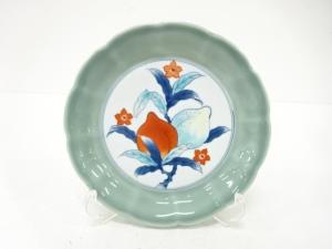 鍋島焼　柘榴　皿